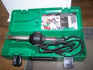 Leister Triac ST 141.228 Plastic Welder Heat Gun Hot Air Tool w/Case