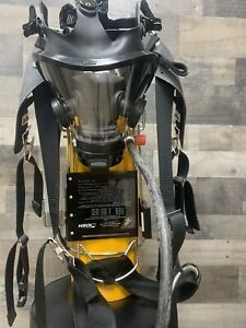 SCOTT AIR PAK 1 2216 PSI AIR TANK AND FACE MASK