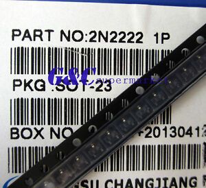 500PCS MMBT2222 SOT-23 2N2222 SMD NPN Transistor NEW