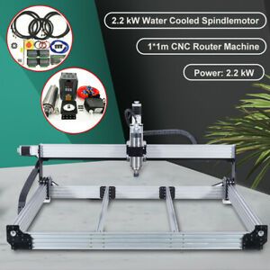 3Axis CNC Router Machine Complete Kit 2.2KW CNC Engraver WaterCooled 1000*1000mm