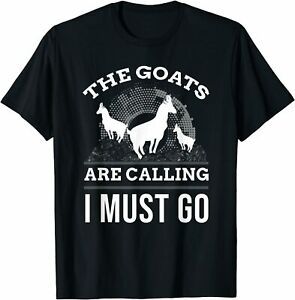 NEW LIMITED Funny Goat I Animal Lover Farmer Farm Gift T-Shirt S-3XL