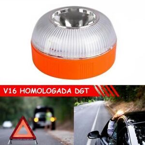 V16 Car Emergency Light USB Rechargable Emergency Beacon Light LED Road FlashiR4
