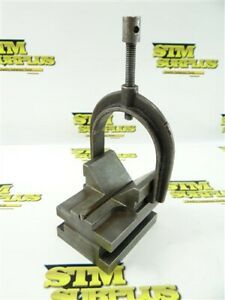 STEEL V BLOCK W/ CLAMP 2&#034; V WIDTH 2-1/2&#034; X 2-1/2&#034; X 3&#034;