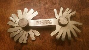 STARRETT No. 156 METRIC SCREW THREAD GAGE