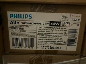 Philips F54T5/HO/840/48&#034;   44 watt fluorescent bulbs  40 pack