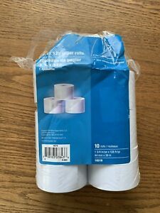 6 Count Staples 1-3/4” x 128” Cash Register Paper Rolls *Open Package