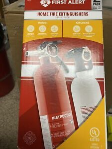 First Alert Home Fire Extinguishers 2-Pack | HOME1 &amp; KITCHEN5 | Brand New