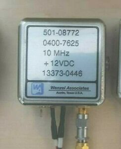 1 unit Wenzel Associates 501-08772 Crystal Oscillator - 10 MHz, +12 VDC