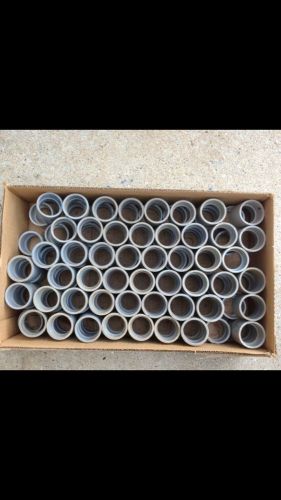 Lot of (100) pvc conduit coulings 1-1/4&#034; for sale