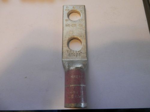 Brundy ya25l-2tc38 copper compression lug 2 holes for sale