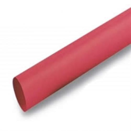 Heat Shrink Tubing, 1.1&#034;x6&#034;, Adhesive Lined, Heavy, RED