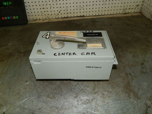 General Electric GE QMR362 Fuseable interrupter 60 amp 3 pole Safety Switch