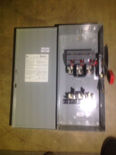 Heavy Duty GE General Electric TH3362 60 Amp 600v AC Safety Switch Disconnect
