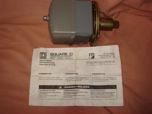 Square d 9016gvg1j10 dpst vacuum switch  **new** for sale