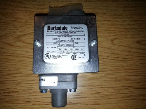 Barksdale Pressure Switch E1H-H250 **NEW FROM FACTORY**