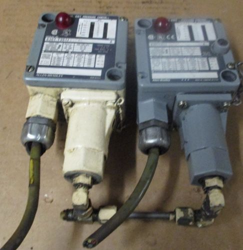 Lot of 2 allen-bradley-pressure-control-switch-836t-t351j for sale