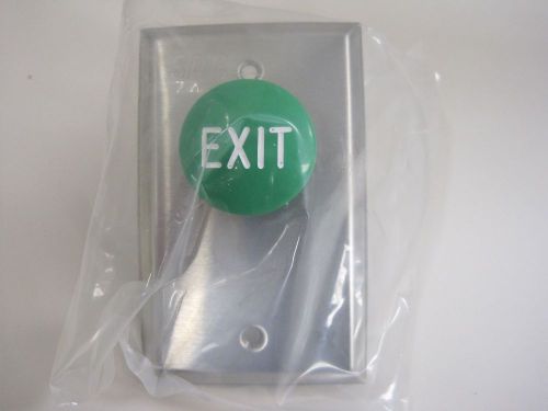 ***new*** security door controls green exit push switch 432ou for sale
