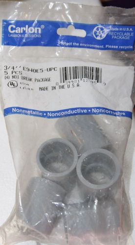 Electrical-&#034;Carlon 3/4&#034; Pack of 5 UPS Connectors&#034;-NEW  (W11)