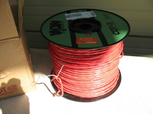 West penn d980 18 awg fire alarm cable - 1000 foot reel for sale