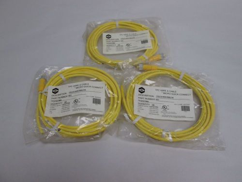 Lot 3 new tpc wire 64312 micro quick connect 3 pole cable d289864 for sale