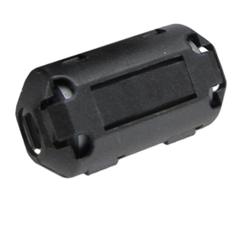 10 Pcs Movable 7mm Inner Diameter Black Ferrite Core Ring Cable Clip