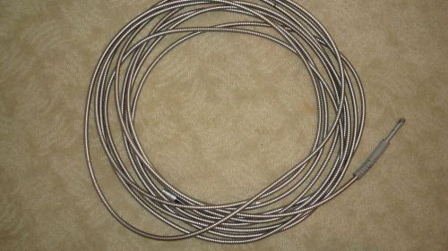 STAINLESS STEEL ARMOURED  FIBER OPTIC CABLE 40&#039;