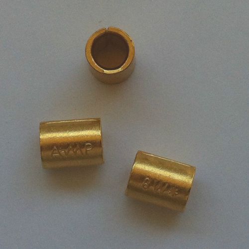 Amp parralel splices 8 awg gold plated (100 pcs) for sale