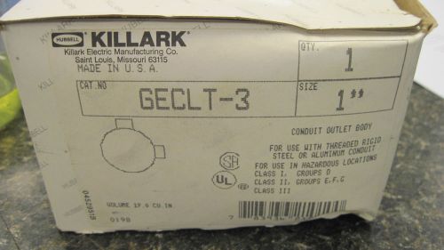 Nib killark #geclt-3 1&#034; conduit outlet body for sale