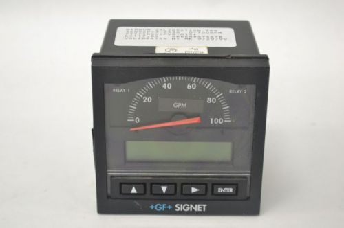 Gf signet 3-5500 george fischer flow monitor meter 12-24v-ac/dc 10a b234473 for sale