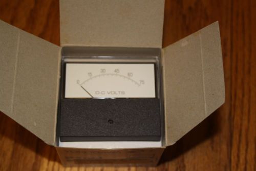Yokogawa panel meter new in box 75 volt dc, lot #4 or #5 or #6 for sale