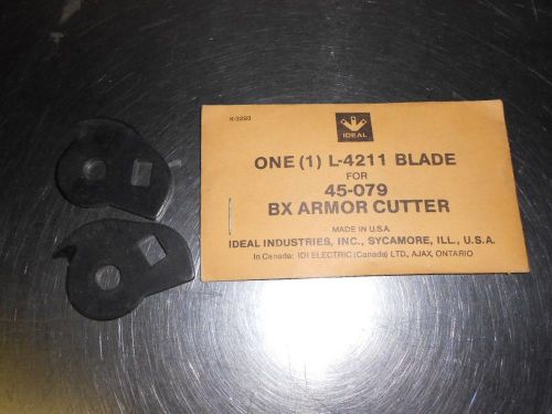 3 Blades for Ideal BX Armor Cutter No. 45-079 Vintage Nos replacement