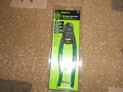 Greenlee 722 Wire Rope &amp; Wire Cutter New free shipping