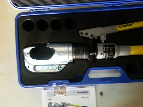 Klauke hp-1342 hydraulic 12 ton crimping tool - 1.65&#034; (42 mm) opening for sale