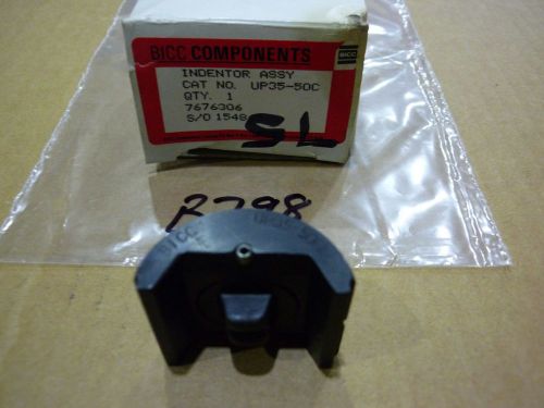 Bicc Components Indentor Assembly, Cat. No. UP35-50C (NOS)