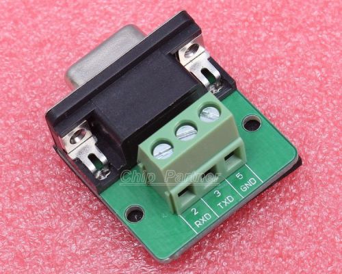 Db9-m3 db9 teeth type connector 3pin female adapter terminal module rs232 for sale