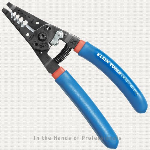 Klein tools kurve 11053 wire stripper/cutter 6-12 awg stranded wire &lt; new for sale
