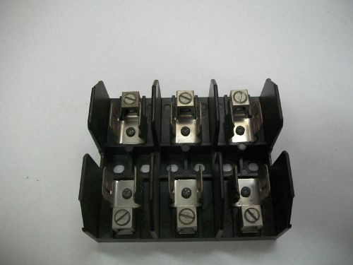 Littlefuse lj60030-3c 3 circuit fuse holder nos panel mount for sale