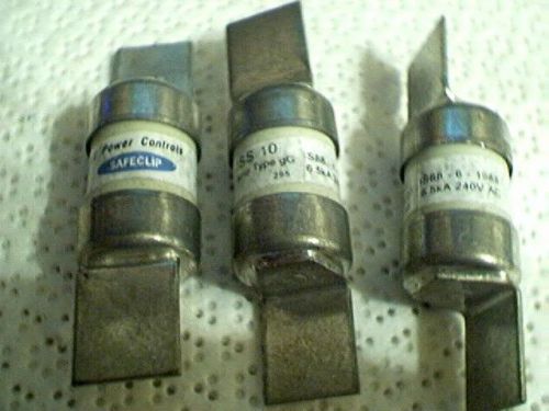 3 GE Power controls SS10 Type 9 G  Fuses