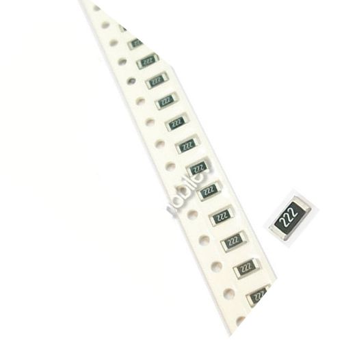 500 x smd smt 1206 chip resistors surface mount 2k2 2.2kohm 222 +/-5% rohs for sale