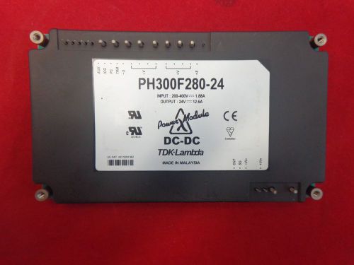 Ph300f280-24 dc/dc converters 300w 24v 12.6a by tdk-lambda corporation (1 per) for sale