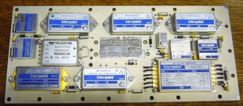 Board of 10 Interpoint 28V to 5V/15V DC-DC Converters MFL2815D MTR2815DF MHD MSA