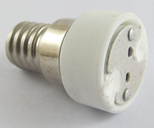 1pc e14 male to mr16 female socket base led halogen cfl light bulb lamp adapter for sale