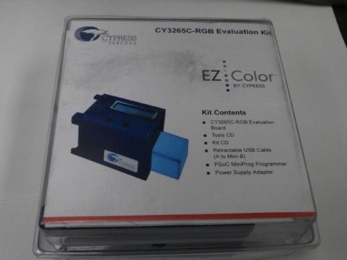 New Cypress EZ Color CY3265C-RGB PSoC MiniProg Programmer Evaluation Board Kit
