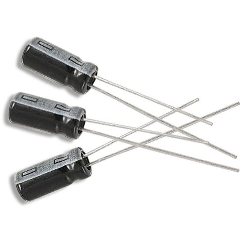 New 10 x 100uf 10v 105c radial electrolytic capacitor 5x11mm for sale
