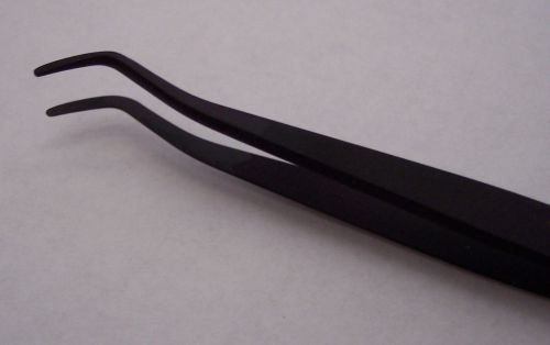 Specialized bent tipped aluminum tweezer made in japan 6.50 inches new for sale