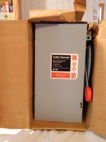Cutler-hammer fusible safety switch disconnect dh221nrk 30 amp new for sale