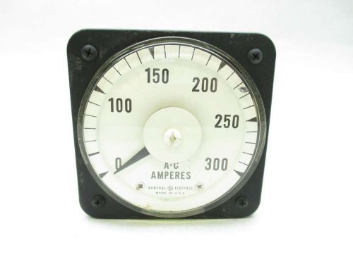 General electric ge 50-100131lsrx1 0-300a amp meter d462543 for sale