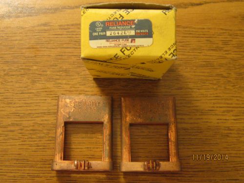 Reliance electric 2642e 1 pair fuse reducer 250/600 volts for sale