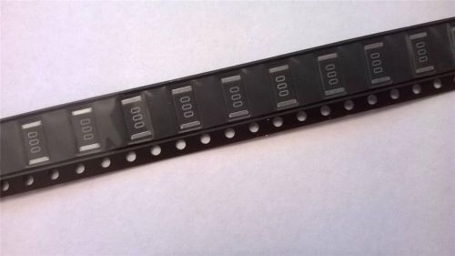 H124   lot of 500 pcs crcw25120000zstg  zero ohm resistor   2512 smd for sale