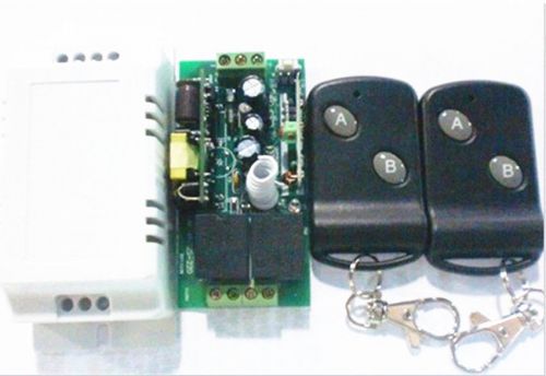 85v-280v  rf wireless remote control system 1 receiver &amp; 2 transmitter output for sale